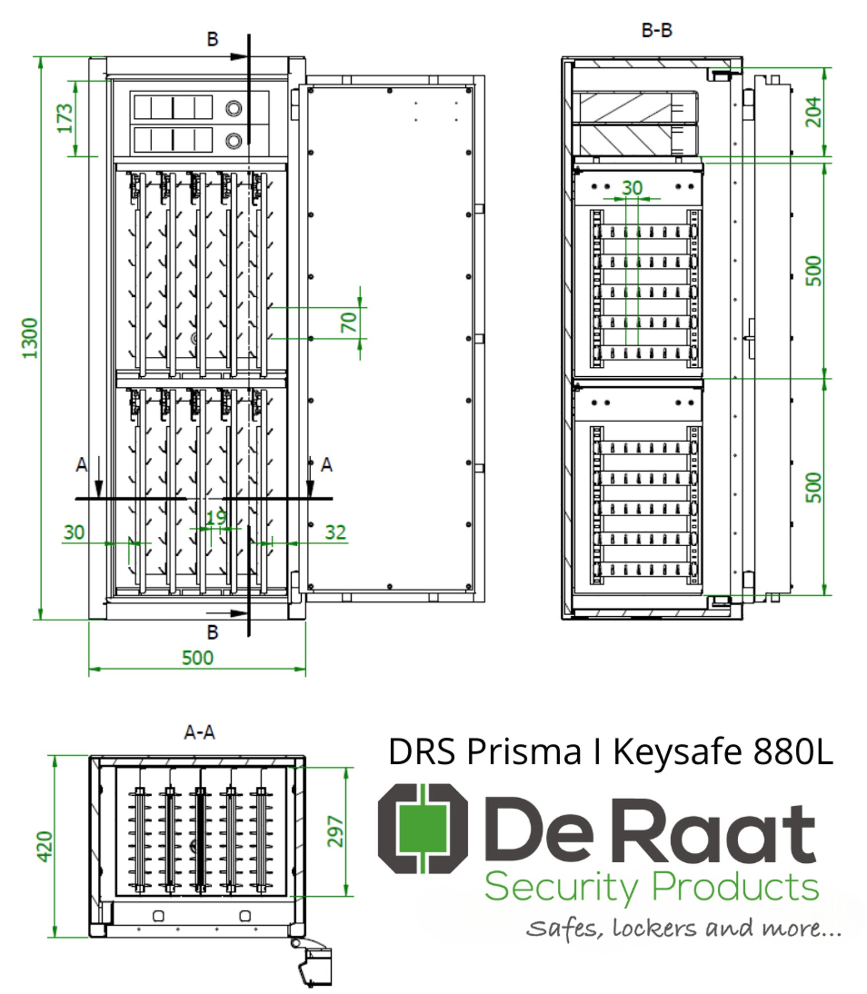 DRS Prisma I Keysafe 880 L